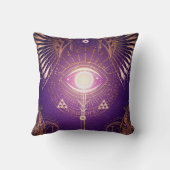 永遠の暗い神秘的なアーキーンの目 クッション (裏面)