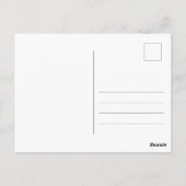 永遠の暗い神秘的な目オカルトシンボルパープル ポストカード (裏面)