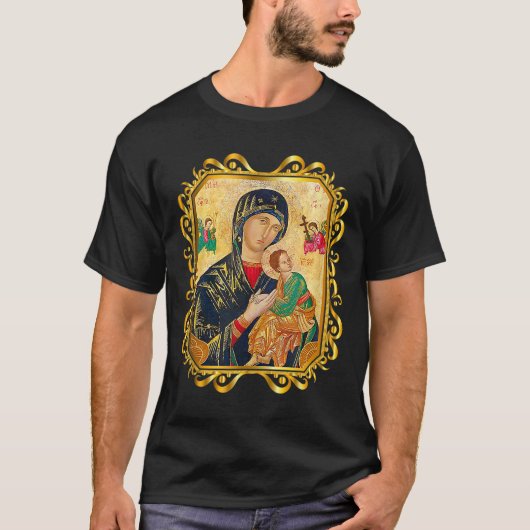 永遠の母マ救済リー猫の女の子 Tシャツ (正面)
