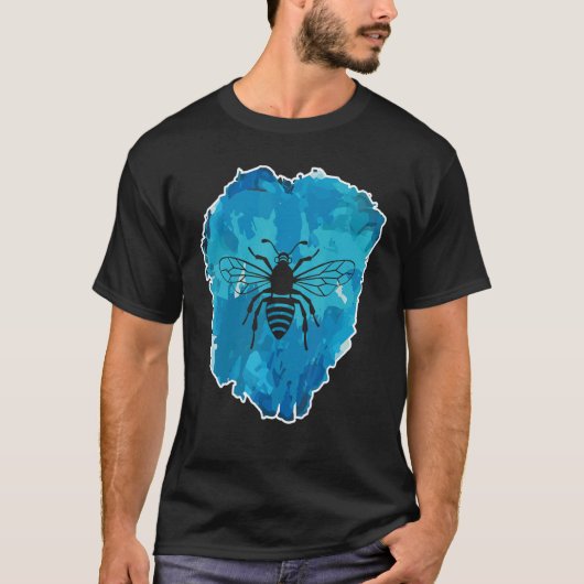 永遠の氷漬けの蜂 Tシャツ (正面)