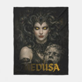 永遠の沈黙の視線 フリースブランケット (正面)