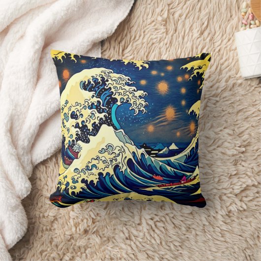 永遠の波 クッション (ブランケット)