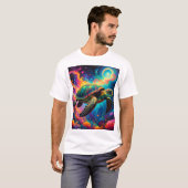 永遠の流れの亀 Tシャツ (正面フル)