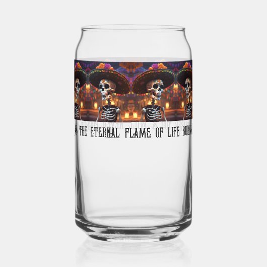 永遠の炎として… ガラス缶 (正面)