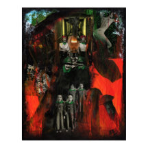 永遠の炎の双子シュールレアリストコラージアート