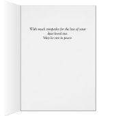 永遠の炎カスタムインテリア文字共感カード (内側 (右))