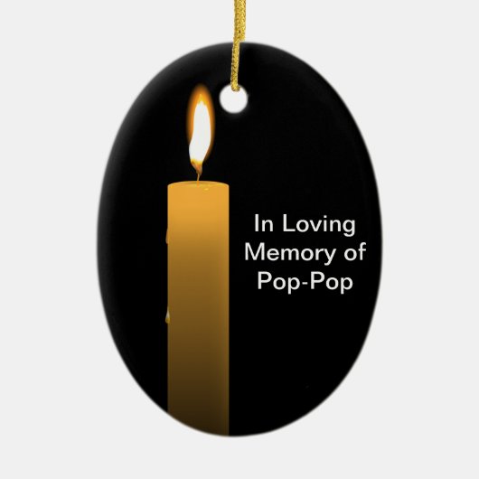 永遠の炎 セラミックオーナメント (正面)