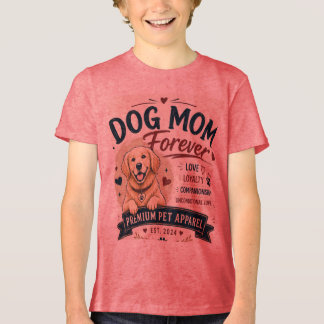 永遠の犬ママデザイン トライブレンドTシャツ