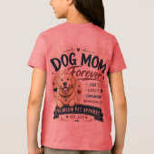 永遠の犬ママデザイン トライブレンドＴシャツ (裏面)