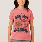 永遠の犬ママデザイン トライブレンドＴシャツ (正面)