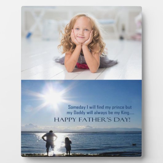 「永遠の王、パパ フォトプラーク (正面)