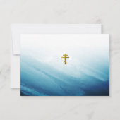 永遠の生命の水正教キリスト教バプテスマ サンキューカード (裏面)