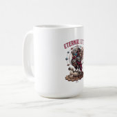 永遠の監視 Tシャツ コーヒーマグカップ (正面左)