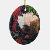 永遠の眠りとおとぎ話ダークプリンセスオーナメント セラミックオーナメント (右)