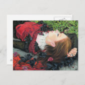 永遠の眠り童話のダークプリンセスポストカード ポストカード (正面/裏面)