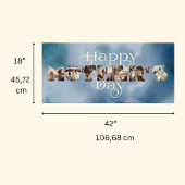 永遠の瞬間:母パーソナライズされたへの献上品 キャンバスプリント