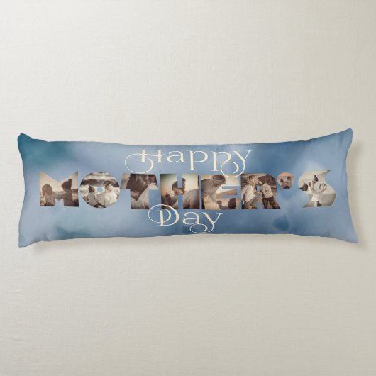 永遠の瞬間：母パーソナライズされたへの献上品 ボディピロー (裏面)