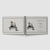 永遠の石のカップル結婚ボホズ ゲストブック (全面)