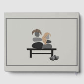 永遠の石のカップル結婚ボホズ ゲストブック (裏面)