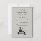 永遠の石のカップル結婚ボホズ 出欠カード (正面)