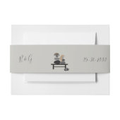 永遠の石のカップル結婚ボホズ 招待状ベリーバンド (正面例)