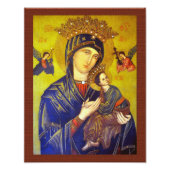 永遠の神聖なイメージ救済の私たちの母 フォトプリント            (正面)