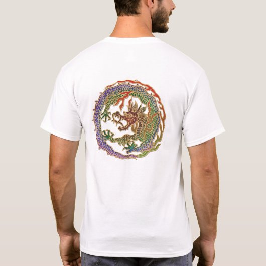 永遠の竜サークル Tシャツ (裏面)