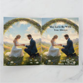 永遠の約束:婚約 カード (内部)