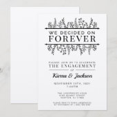 永遠の約束 結婚報告招待状 招待状 (正面/裏面)