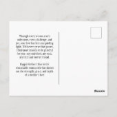 「永遠の絆」母の日 ポストカード (裏面)