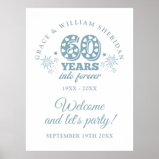 永遠の絆 60周年記念 ウェルカムサイン ポスター (正面)