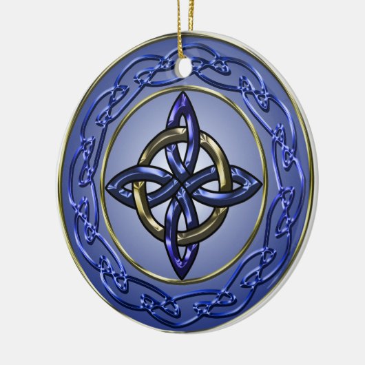 永遠の結び目の木のオーナメントの円 セラミックオーナメント