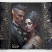 永遠の結婚ゴシック結婚ズ 三つ折り招待状 (内部中)