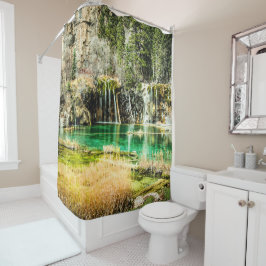 永遠の美しい//滝の森 シャワーカーテン