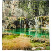 永遠の美しい//滝の森 シャワーカーテン (正面)