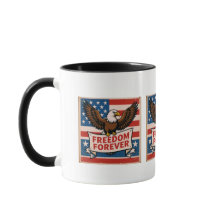 永遠の自由 アメリカ国旗 ハクトウワシ
