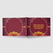 『永遠の花と愛のお祝い』結婚ズ ゲストブック (全面)