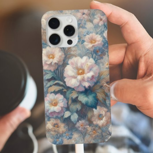 永遠の花のエレガンス: クラシックブルーム iPhoneケース