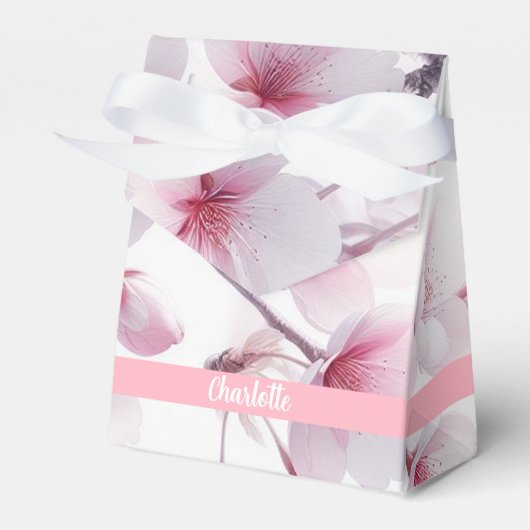 永遠の花の結婚式の引き出物ボックス フェイバーボックス (正面サイド)