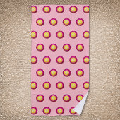 永遠の花の継ぎ目のない模様をビーチタオル ビーチタオル