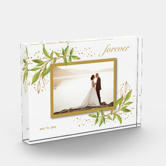 永遠の花嫁と花婿の結婚式 フォトブロック (左)