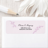 永遠の花結婚の持ち帰り住所 ラベル (インサイチュ)