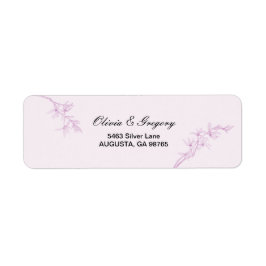 永遠の花結婚の持ち帰り住所 ラベル