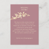 永遠の花結婚の詳細 エンクロージャーカード (正面)