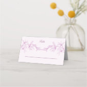 永遠の花結婚の プレイスカード (正面)