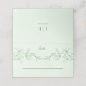 永遠の花結婚の プレイスカード (外部開封)