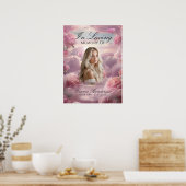 永遠の花記念歓迎看板ポスター ポスター (キッチン)