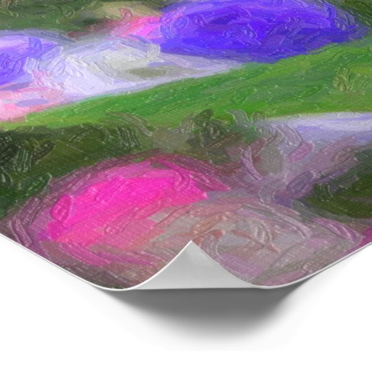 永遠の花。 ポスター (角)