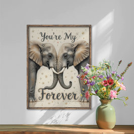 永遠の芸術を愛する象 ポスター