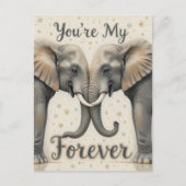 永遠の芸術を愛する象 ポストカード (正面)